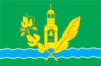 Флаг города Куровское